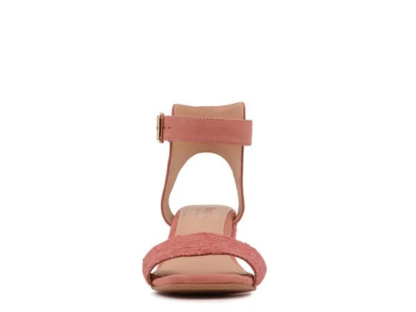 Rayna Ankle Strap Sandals – Suede or Jute, Adjustable Buckle, 2-Inch Heel