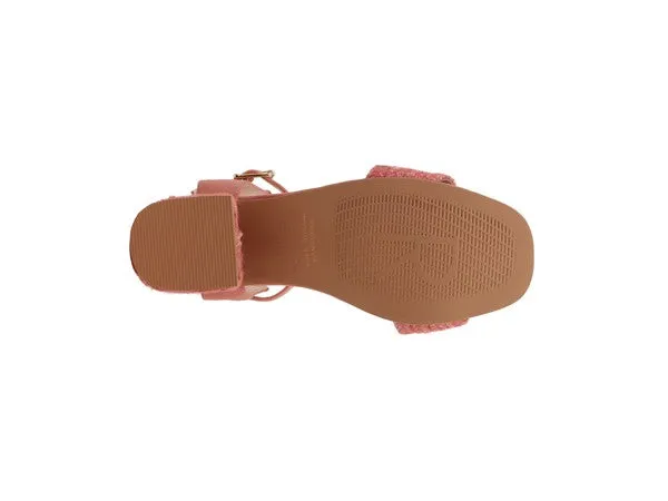 Rayna Ankle Strap Sandals – Suede or Jute, Adjustable Buckle, 2-Inch Heel