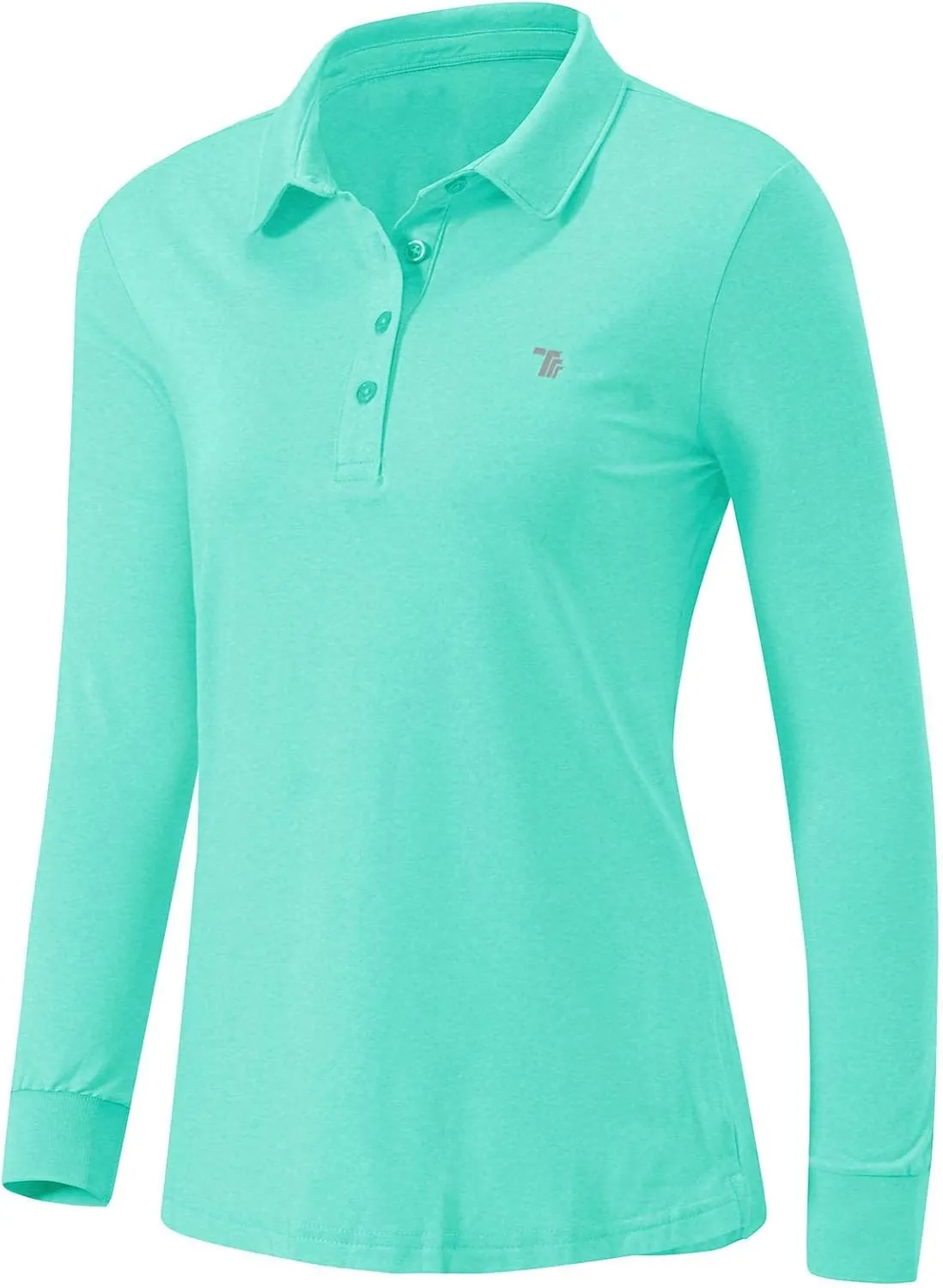 Rdruko Women's Long Sleeve Polo Golf Shirts Casual Sports T-Shirts