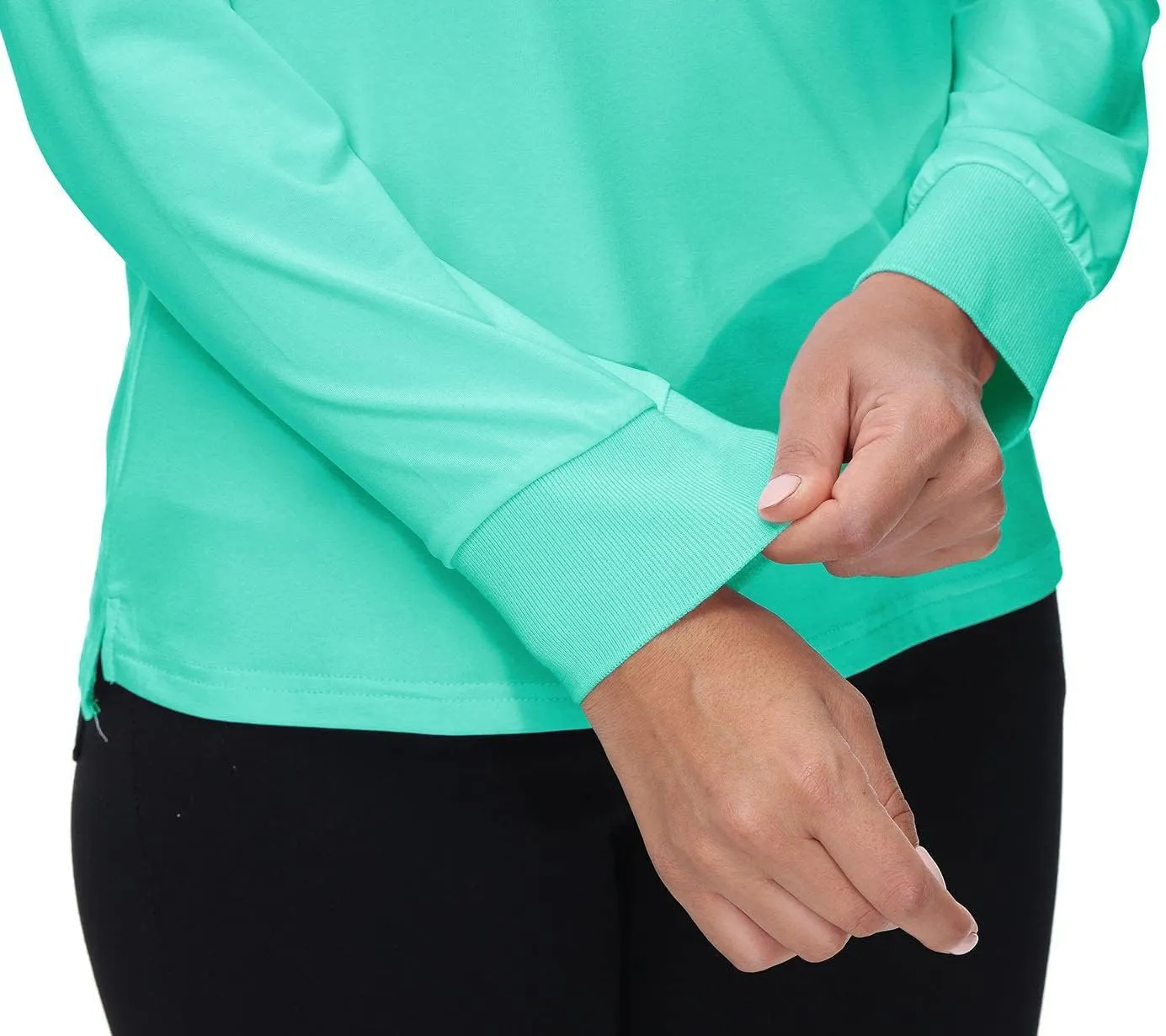 Rdruko Women's Long Sleeve Polo Golf Shirts Casual Sports T-Shirts
