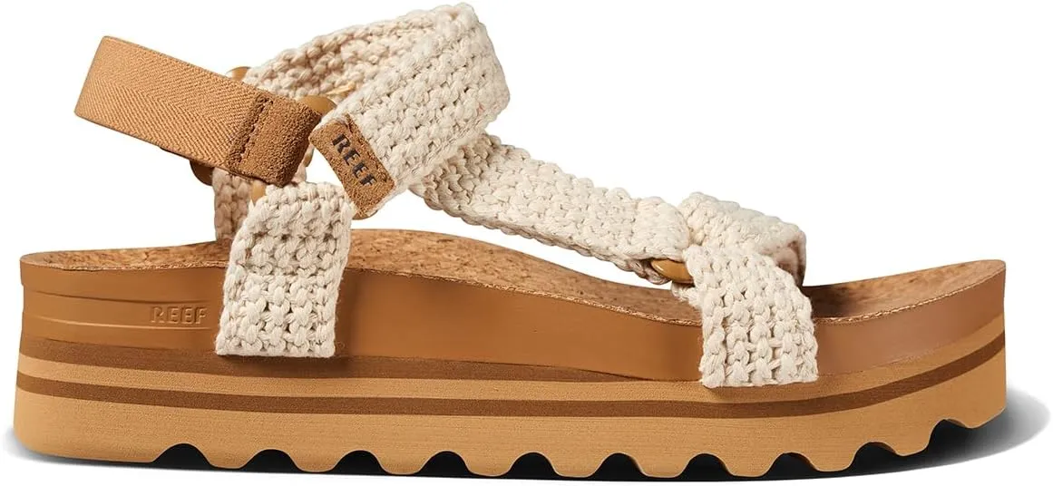 REEF Cushion Rem Hi Women's Platform Sandal, Adjustable Strap, Arch Support and Heel Cupping