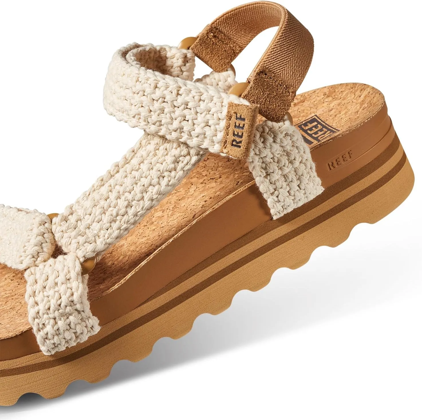 REEF Cushion Rem Hi Women's Platform Sandal, Adjustable Strap, Arch Support and Heel Cupping