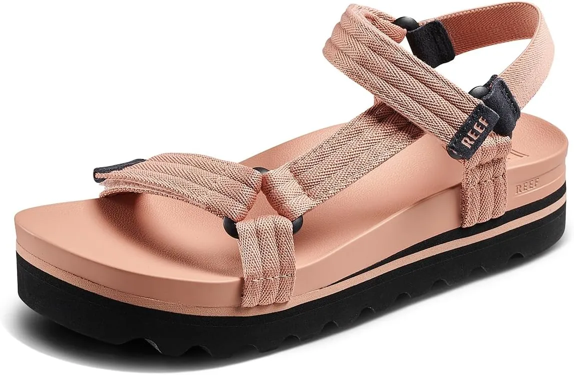REEF Cushion Rem Hi Women's Platform Sandal, Adjustable Strap, Arch Support and Heel Cupping