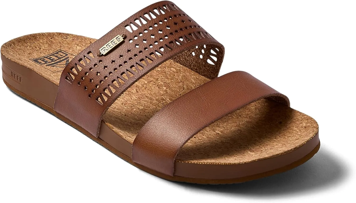 REEF Cushion Vista Perf Women's Platform Fashion Sandal, Arch Support, Ultra Soft Cushion Footbed