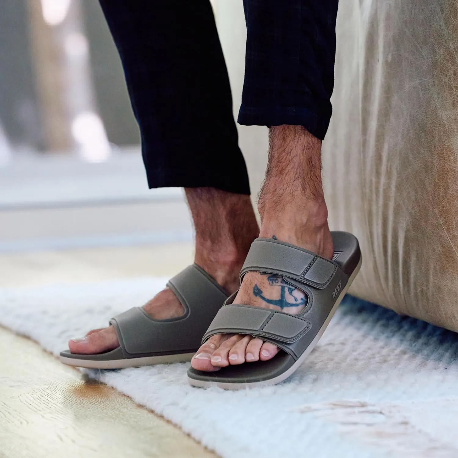 REEF Men's Cushion Tradewind Sl Slide Sandal