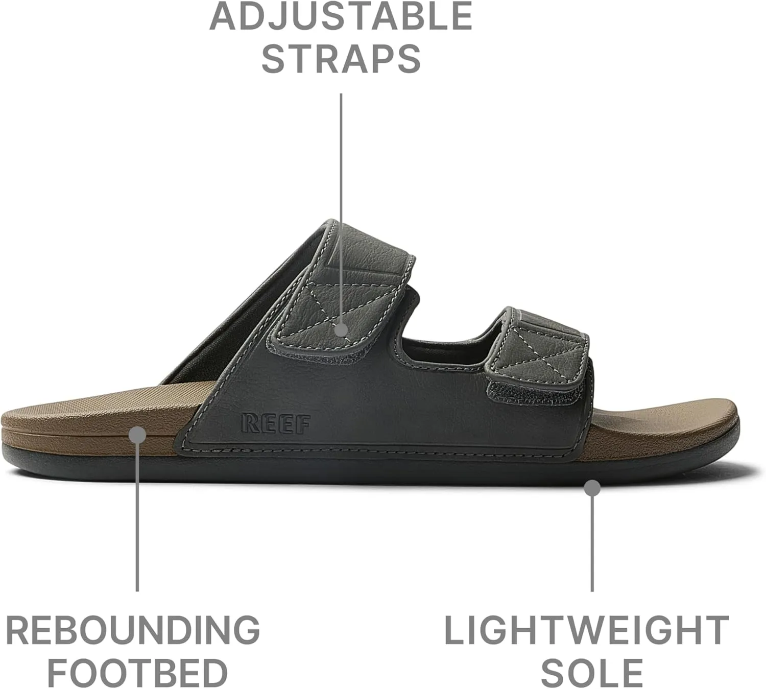 REEF Men's Cushion Tradewind Sl Slide Sandal