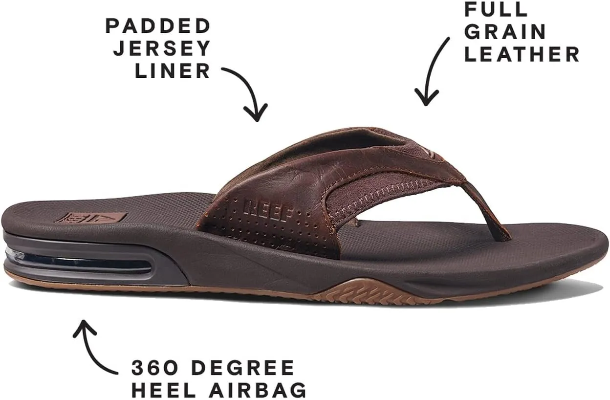 Reef Men's Leather Fanning Sandal