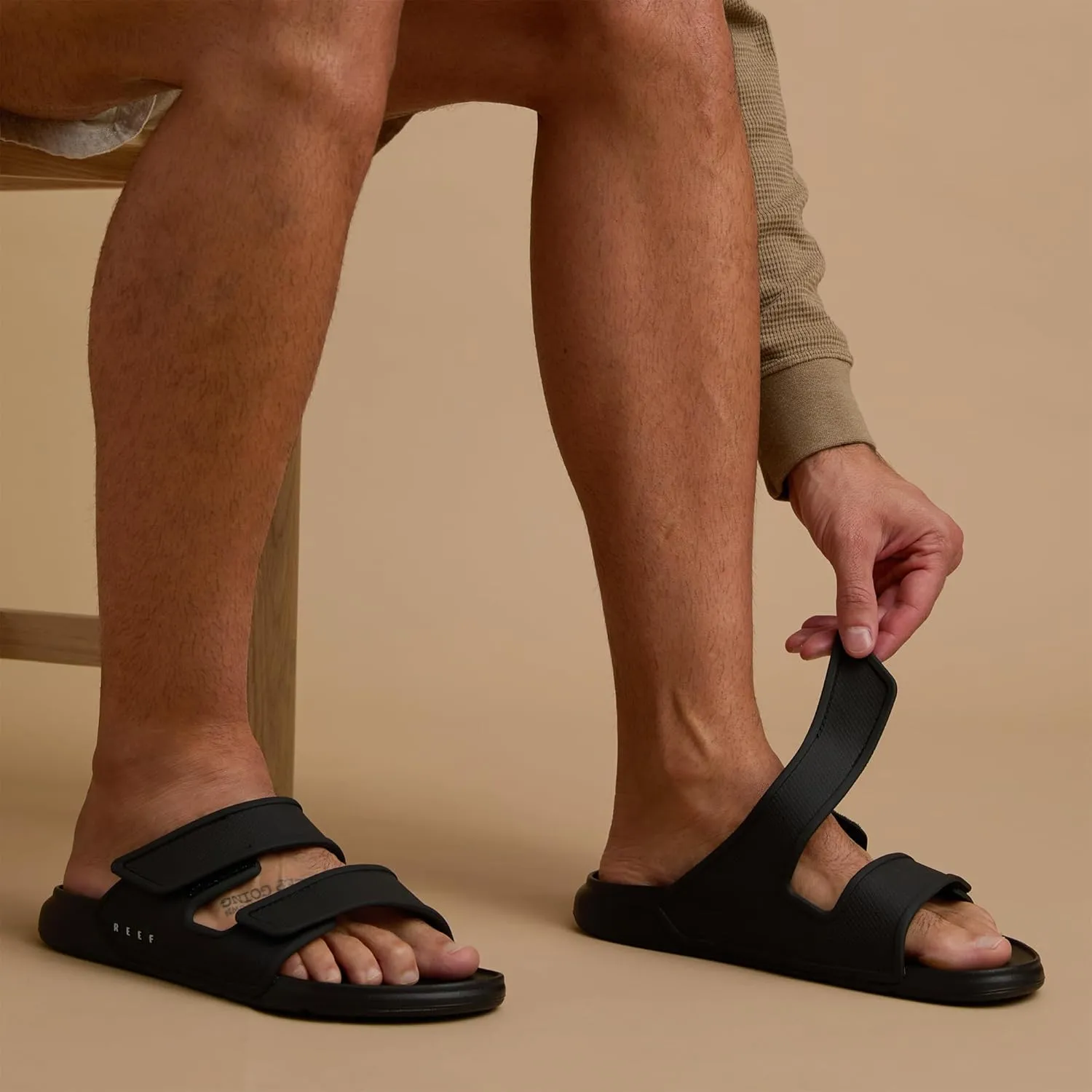 REEF Oasis Adapt Men's Slide Sandal, Soft and Supportive Footbed, Water Friendly