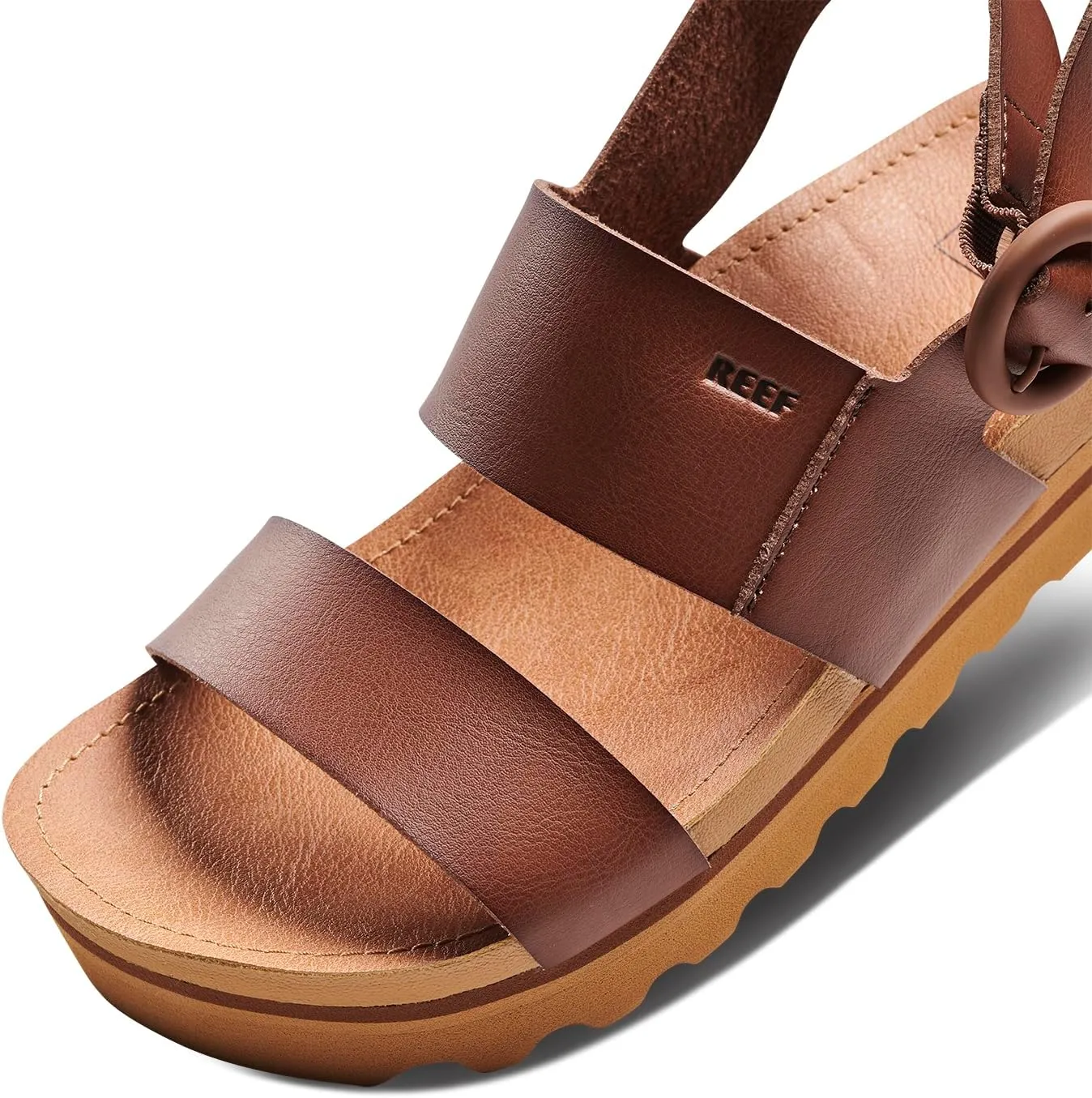 REEF Vista Hi Buckle Women's Platform Fashion Sandal, Arch Support, Ultra Soft Cushion Footbed