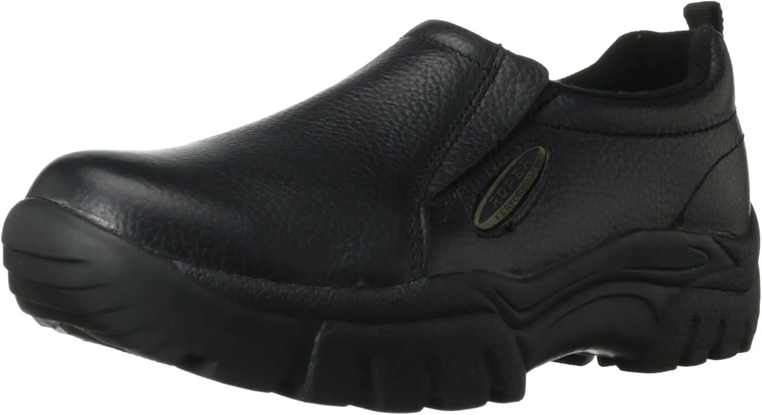 ROPER Mens Performance Slip On Work Safety Shoes Casual - Brown
