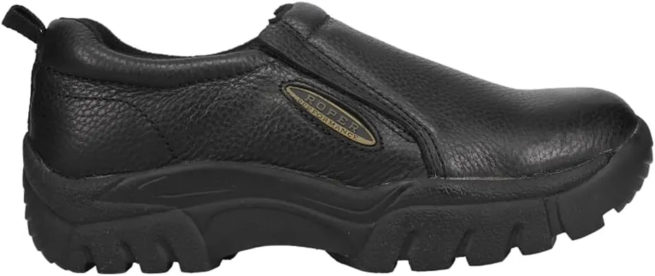 ROPER Mens Performance Slip On Work Safety Shoes Casual - Brown