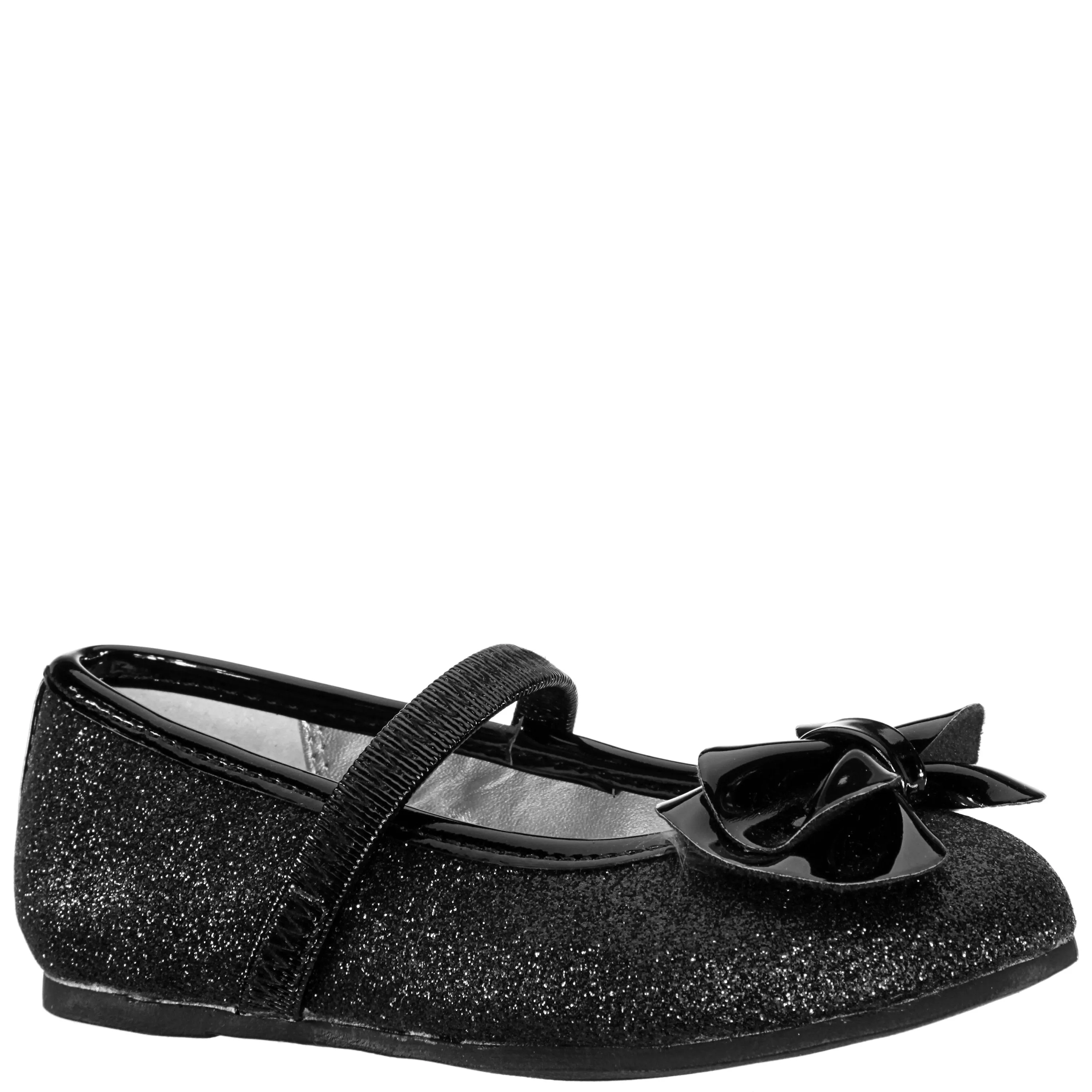 ROSALBA-TODDLER-BLACK GLITTER