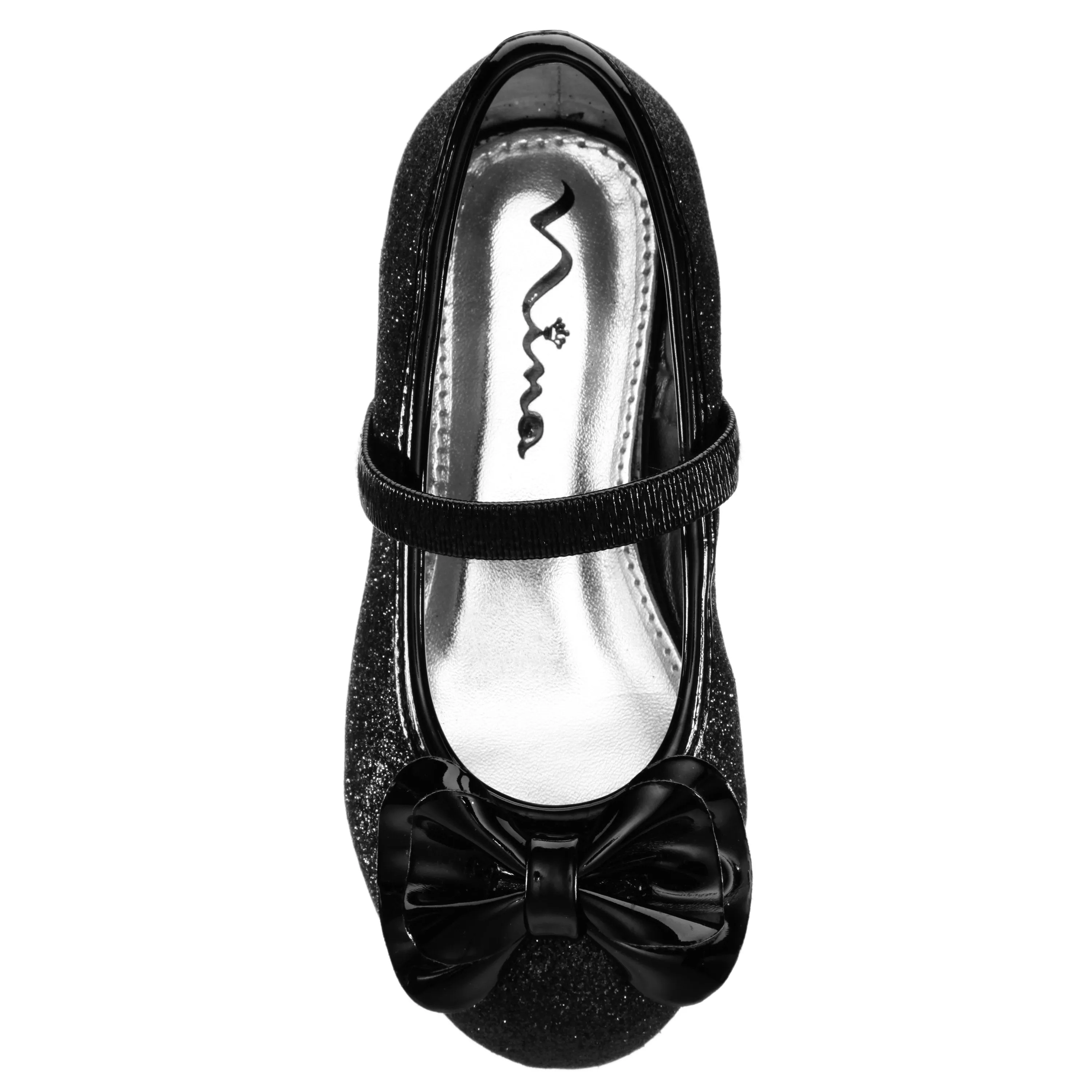ROSALBA-TODDLER-BLACK GLITTER