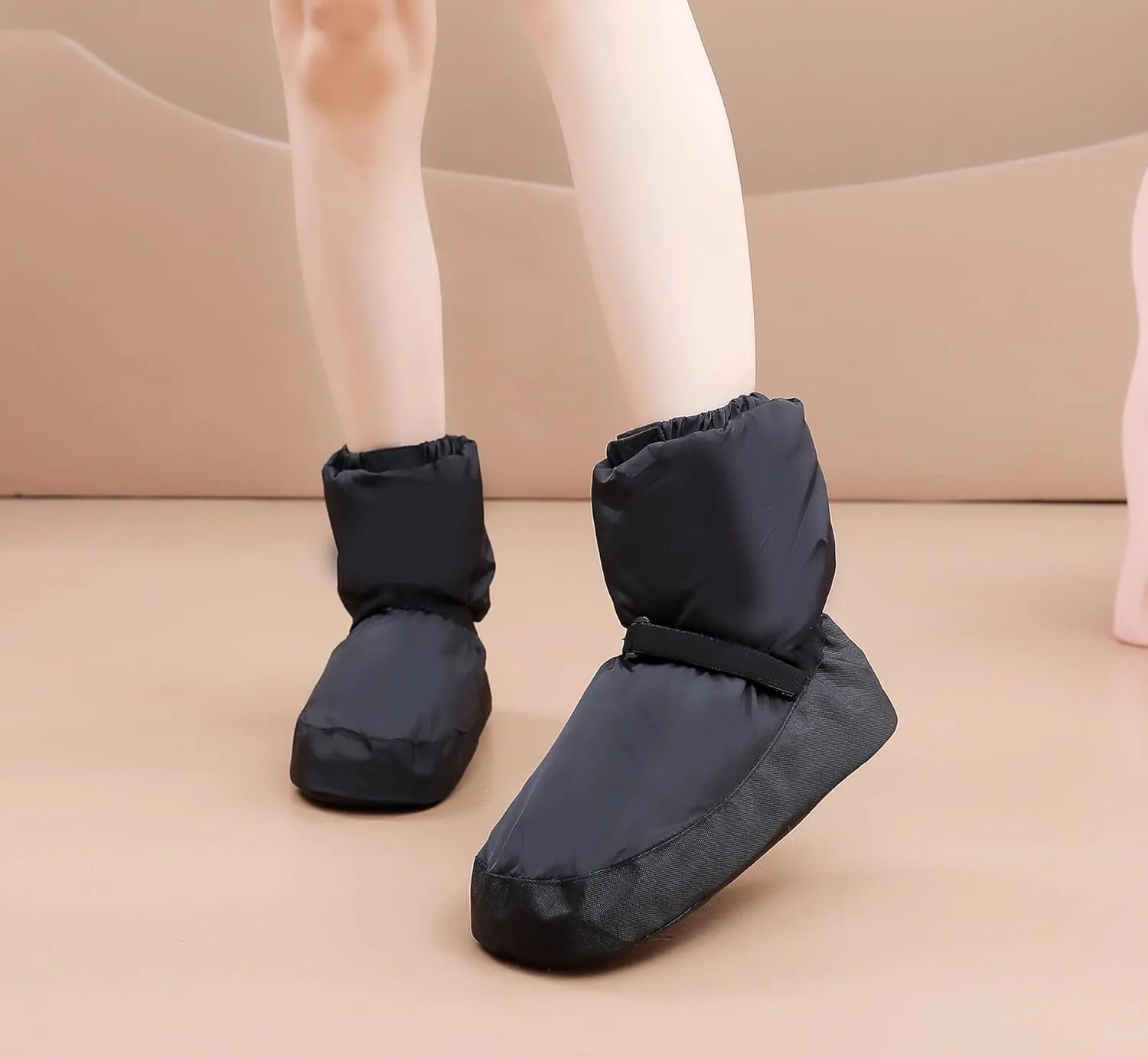 Rosefinch Winter Dance Warm Shoes Ballet Dance Shoes Women Practice Shoes Adult Thick Bottom Autumn and Winter Cotton Shoes Practice Cotton Shoes