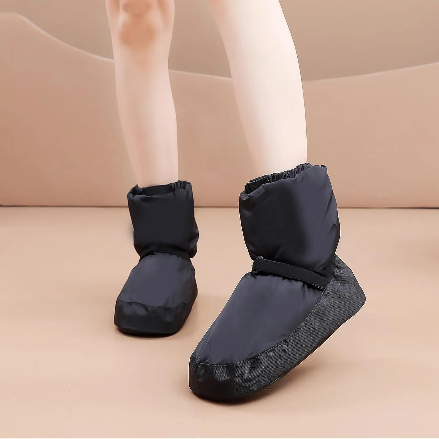 Rosefinch Winter Dance Warm Shoes Ballet Dance Shoes Women Practice Shoes Adult Thick Bottom Autumn and Winter Cotton Shoes Practice Cotton Shoes