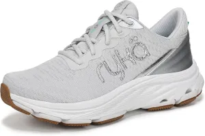 Ryka Womens Devotion X Max RS Walking Shoes Grey Metallic Mesh Fabric 7.5 M