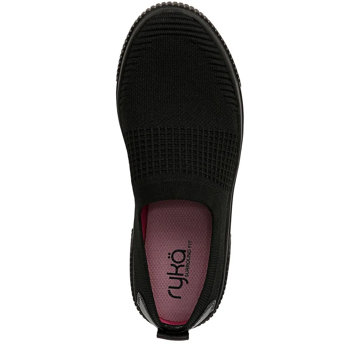 Ryka Womens Vista Slip On Knit Slip-On Sneakers