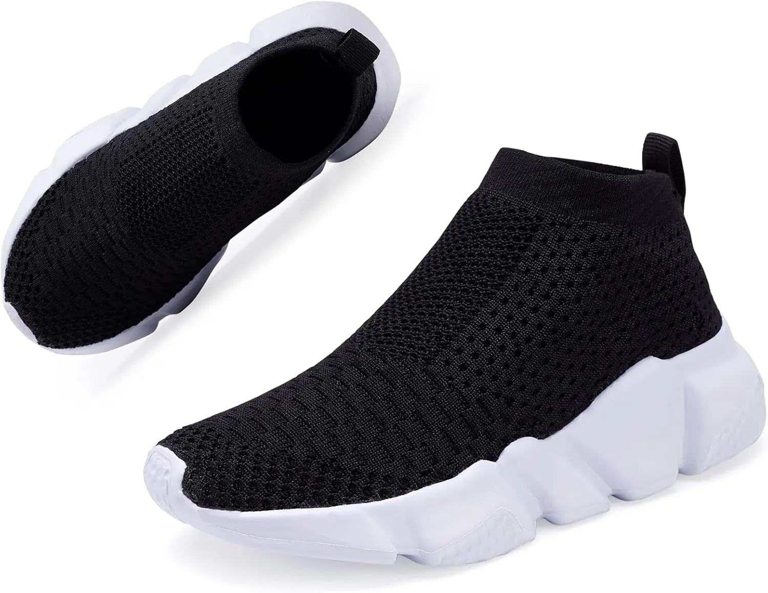 Santiro Boys Shoes Girls Sock Shoes Breathable Knit Slip On Shoes