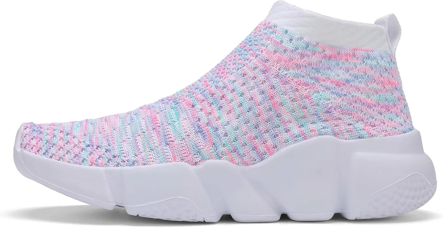 Santiro Boys Shoes Girls Sock Shoes Breathable Knit Slip On Shoes