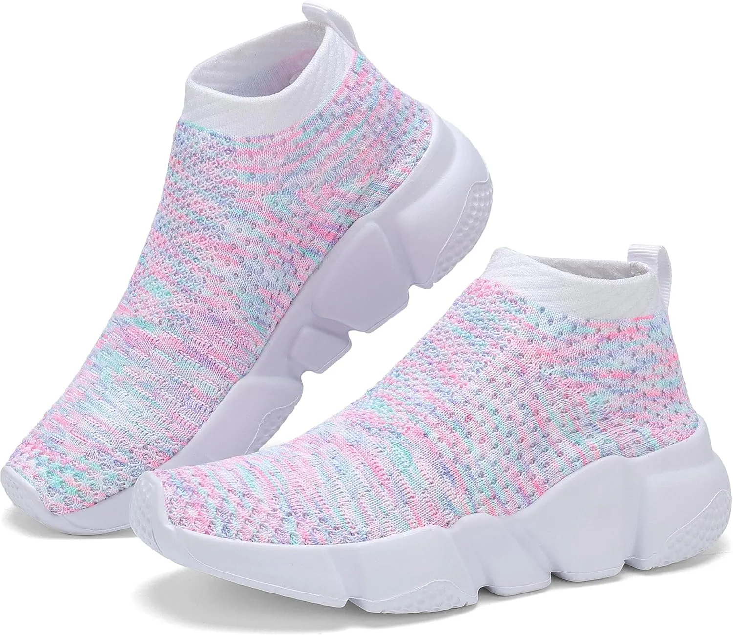 Santiro Boys Shoes Girls Sock Shoes Breathable Knit Slip On Shoes