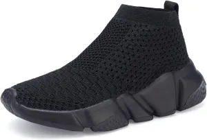 Santiro Boys Shoes Girls Sock Shoes Breathable Knit Slip On Shoes