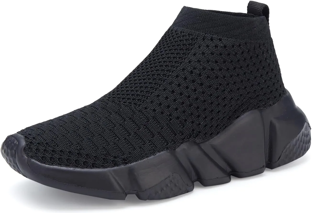 Santiro Boys Shoes Girls Sock Shoes Breathable Knit Slip On Shoes