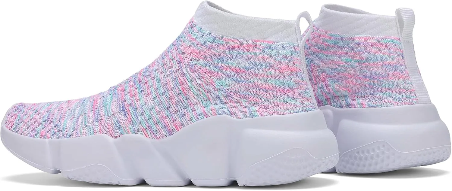 Santiro Boys Shoes Girls Sock Shoes Breathable Knit Slip On Shoes