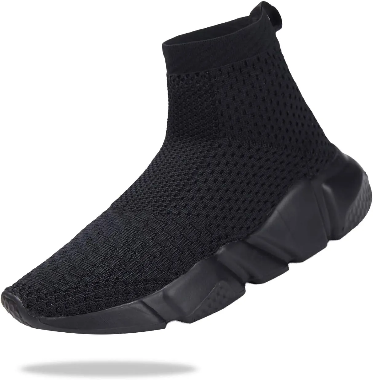 Santiro Boys Shoes Girls Sock Shoes High Tops Breathable Knit Slip On Shoes