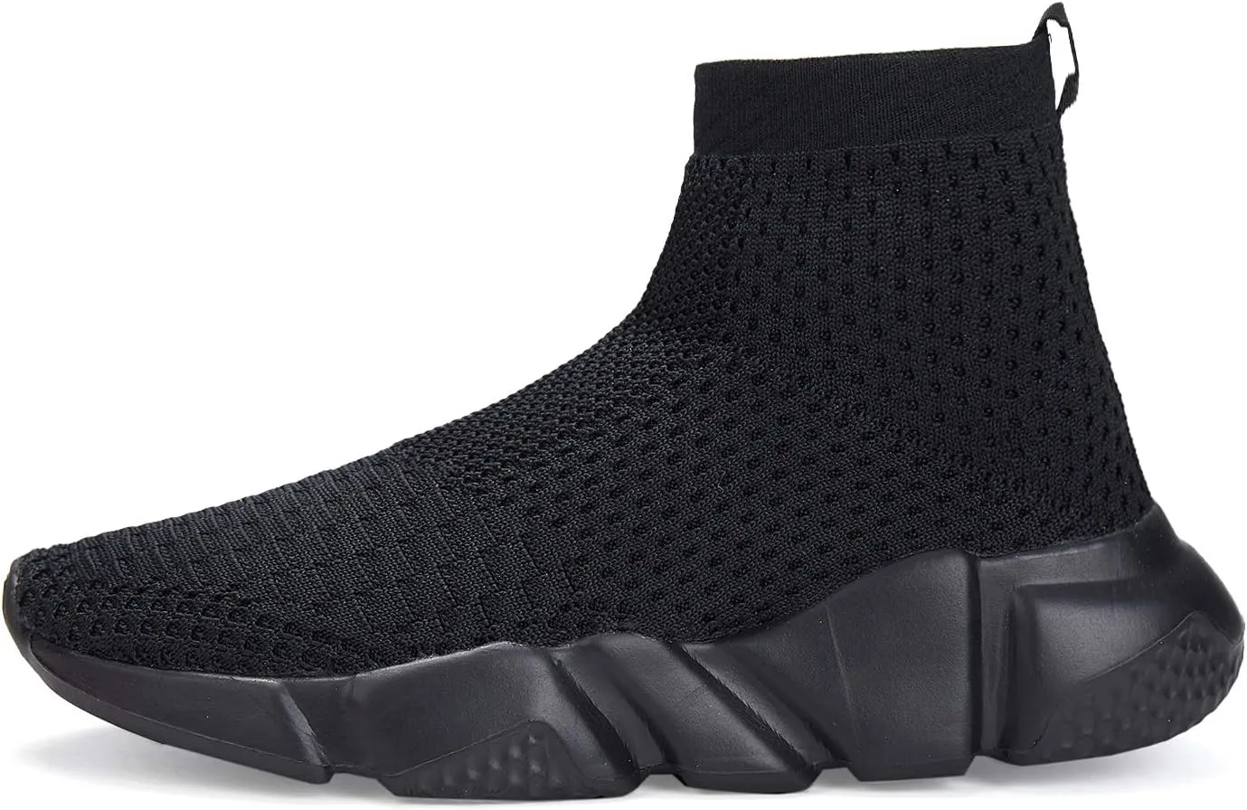 Santiro Boys Shoes Girls Sock Shoes High Tops Breathable Knit Slip On Shoes