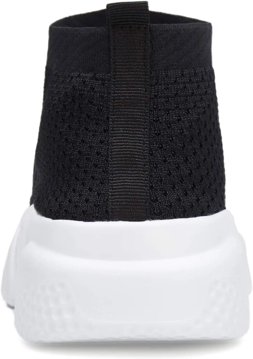 Santiro Mens Walking Shoes Breathable Knit Slip On Sneakers Lightweight Athletic Gym Shoes