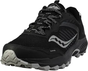 Saucony Men's Excursion TR15 Sneaker, Black/Shadow, 13 Wide