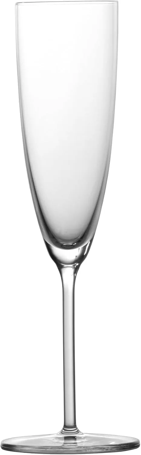 Schott Zwiesel Era Crystal Glass, 7 Oz. Champagne (Set of 4), Clear