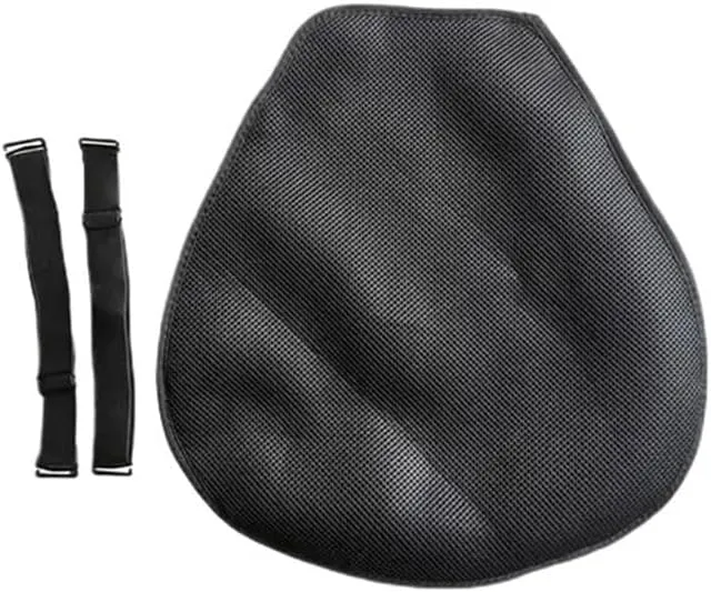 Seat Protection Hood Motorcycle Motorcycle Seat Cushion Breathable Heat Insulation Air Pad Cover Seat Cover Four Season Motorbike Pad Seat Honeycomb(Black)