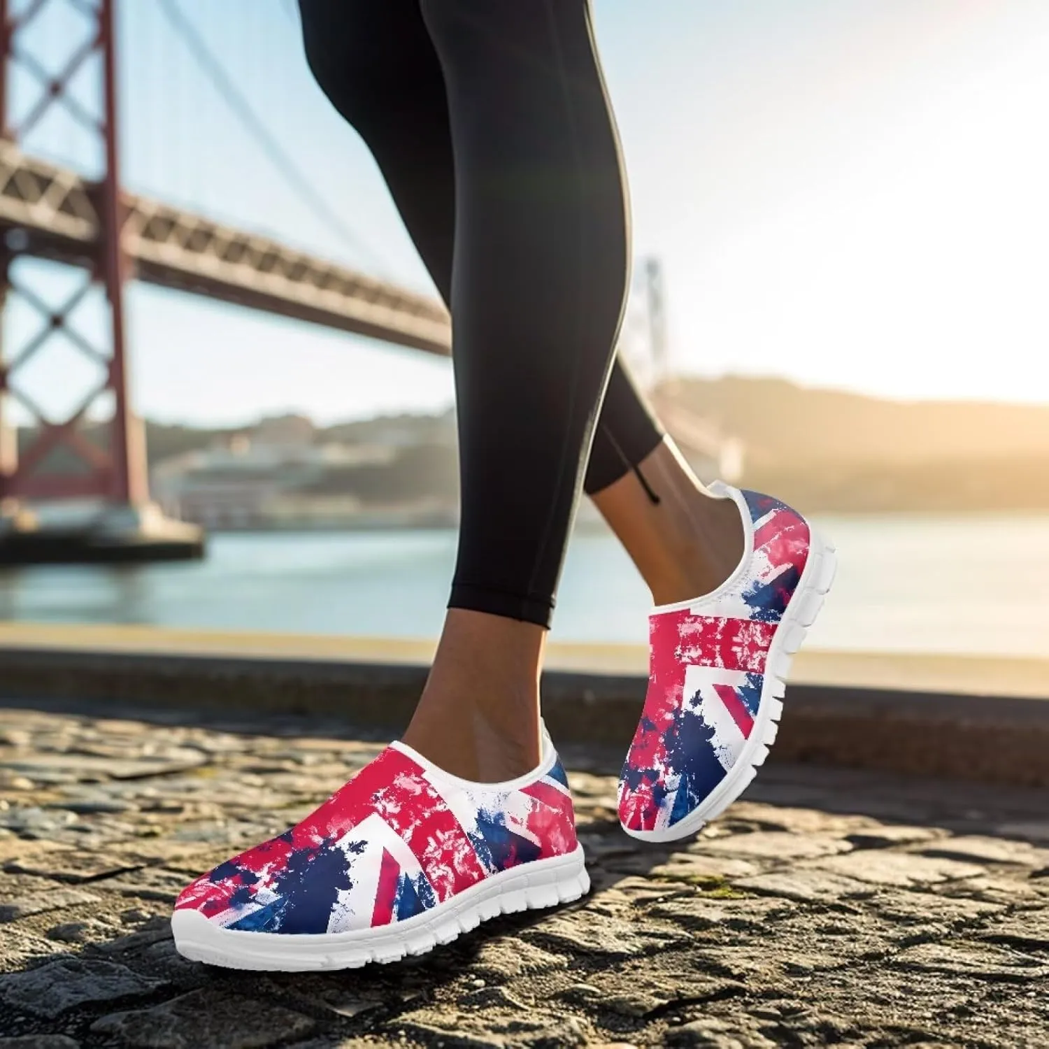 Shoes for Womens Flats Sneakers Sport Athletic Tennis Shoe Slip on Loafers Footwear