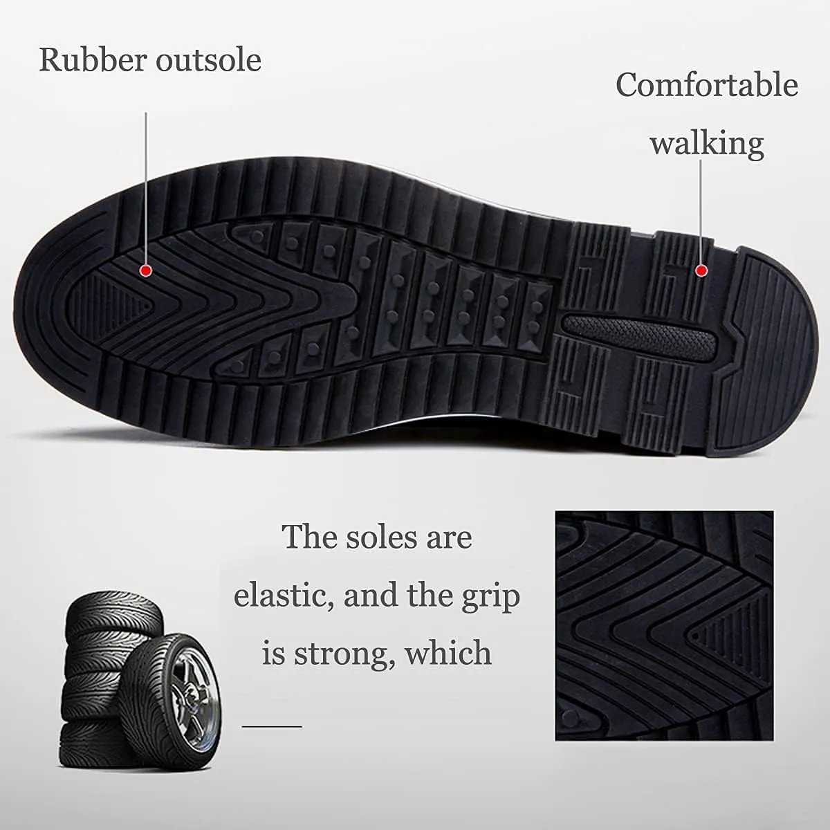 Shoes Men Leather Casual Loafers Dress Breathable Driving Moccasins Oxford Walking Shoe Arch Sneaker