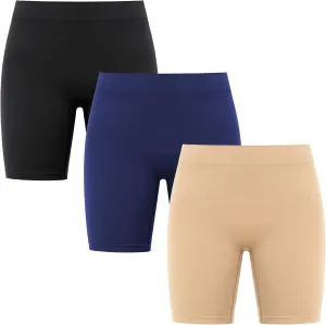 SIMIYA Women's Slip Shorts for Under Dresses, Seamless Smooth Comfortable Stretch Yoga & Bike Shorts