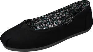Skechers BOBS Women's Bobs Plush-Linen Back Ballet Flat