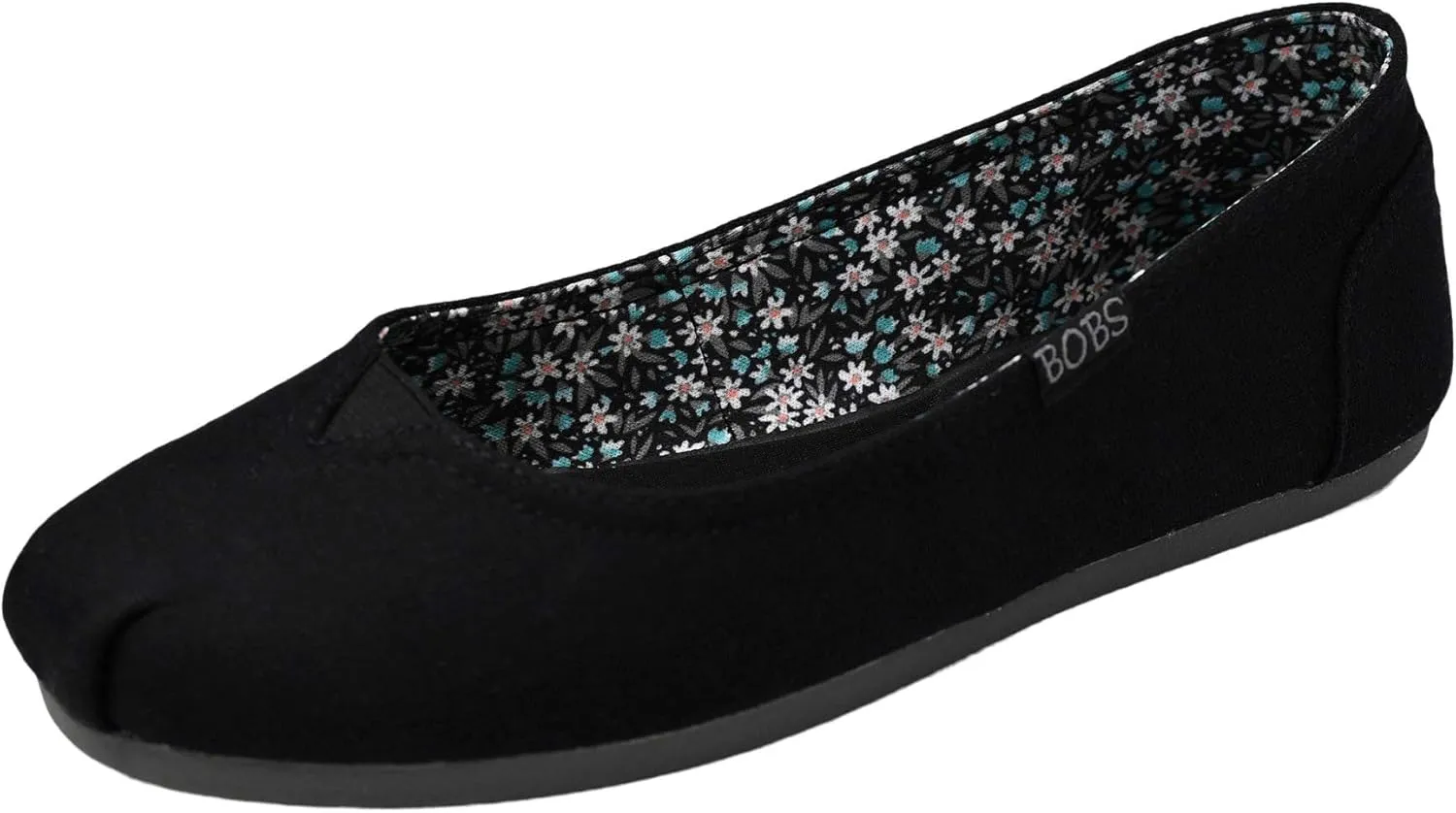 Skechers BOBS Women's Bobs Plush-Linen Back Ballet Flat