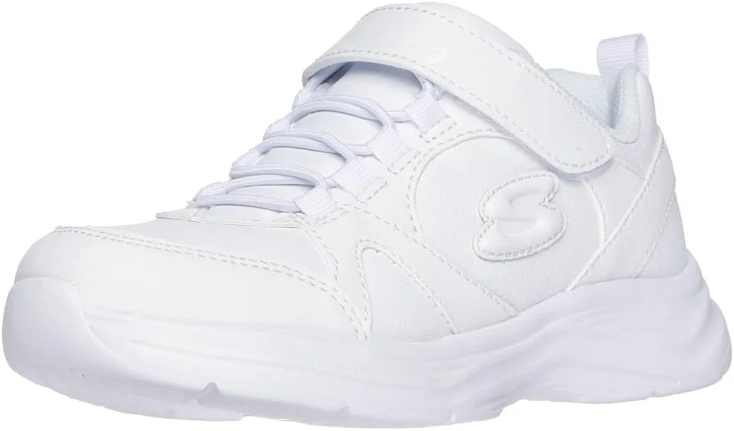 Skechers Girls' Glimmer Kicks School Struts Sneaker