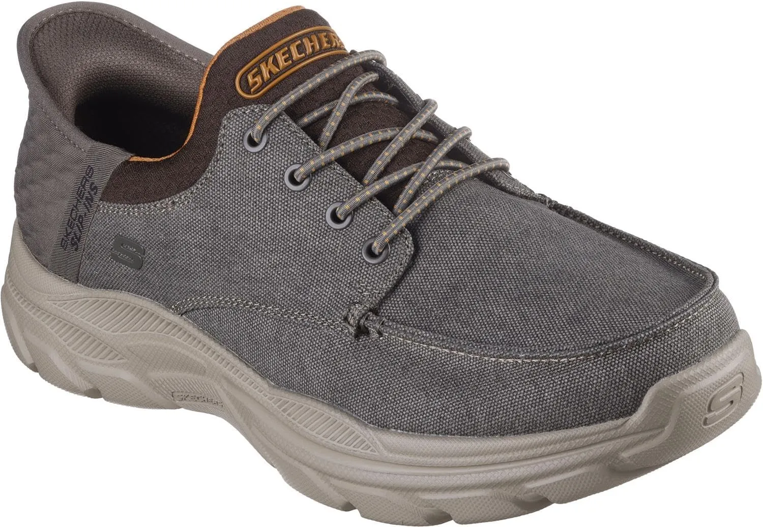 Skechers - Mens Relaxed Fit: Revolted - Santino Slip On Shoes, Color Brown, Size: 12 XW US