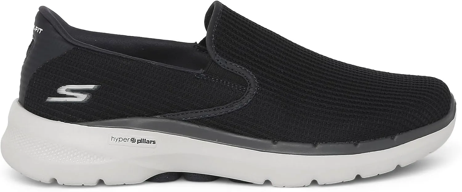 SKECHERS Performance Men's Gowalk 6-Elastic Stretch Slip-on Athletic Performance Walking Shoe