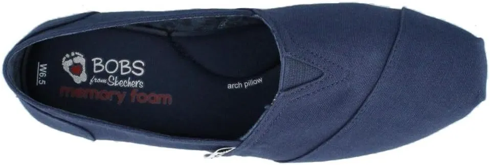 Skechers Women's Bobs Plush-Peace & Love Ballet Flat