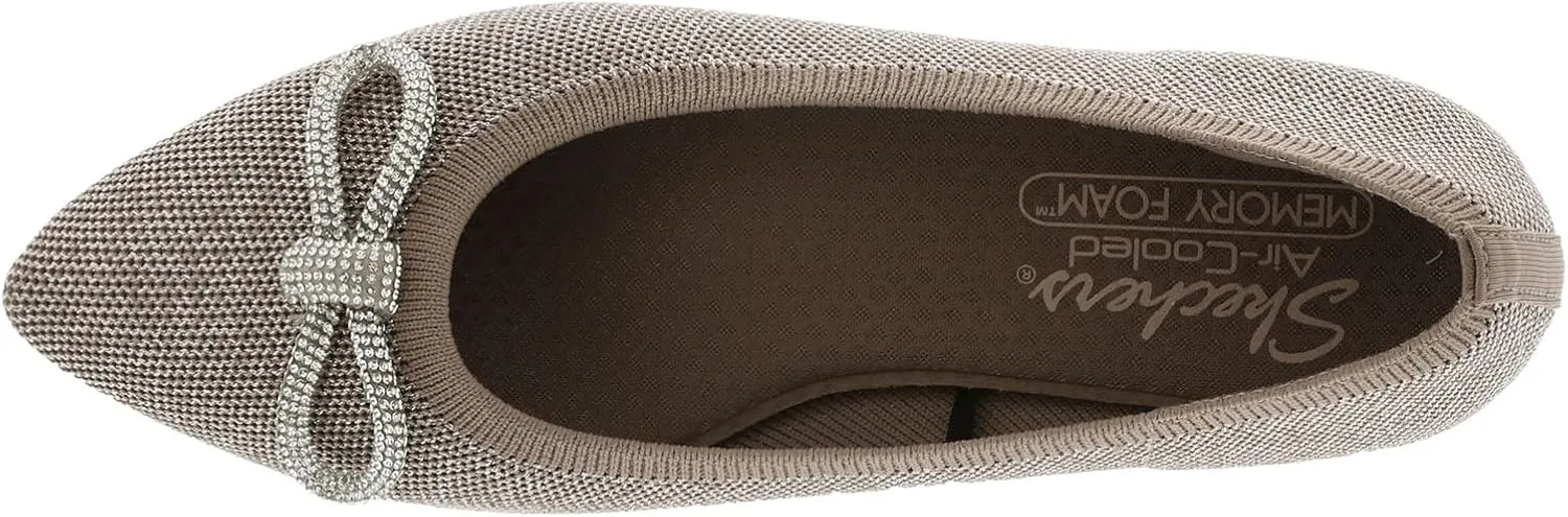 Skechers Women's Cleo Point-Glizty Haze Ballet Flat