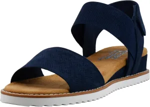 Skechers Women's Desert Kiss-Stretch Quarter Strap Sandal Flat