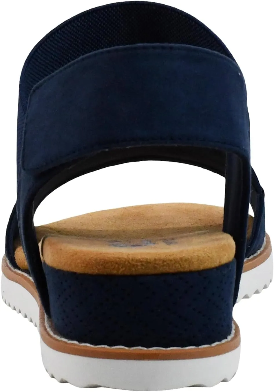 Skechers Women's Desert Kiss-Stretch Quarter Strap Sandal Flat