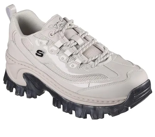 Skechers Women's Doja'lite Sneaker, Off-White, 8