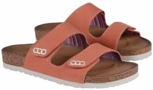 Skechers Women's Luxe Two Strap Sandal Comfort Footbed, Pink, 10
