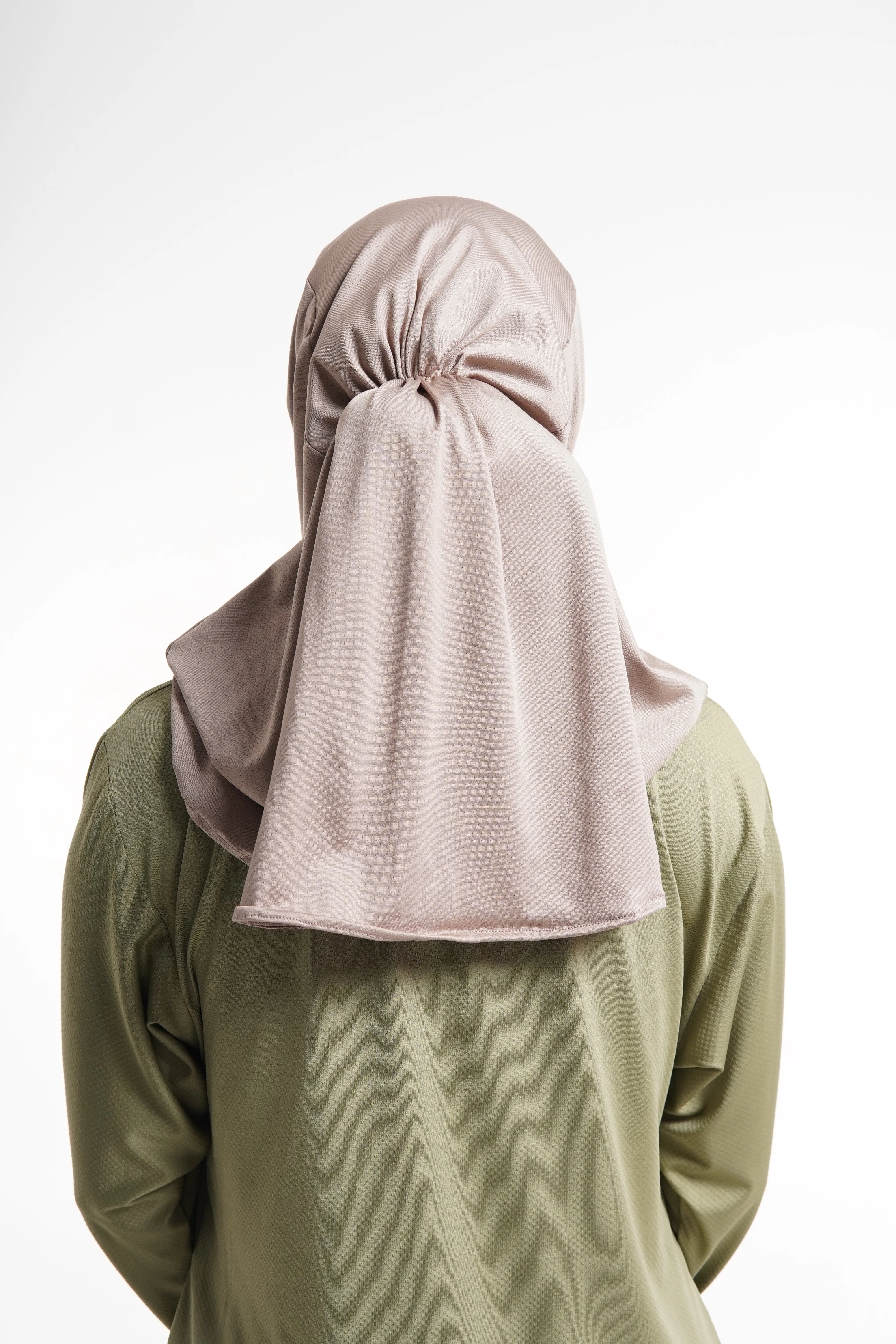 Slip-On Activewear Hijab - Beige