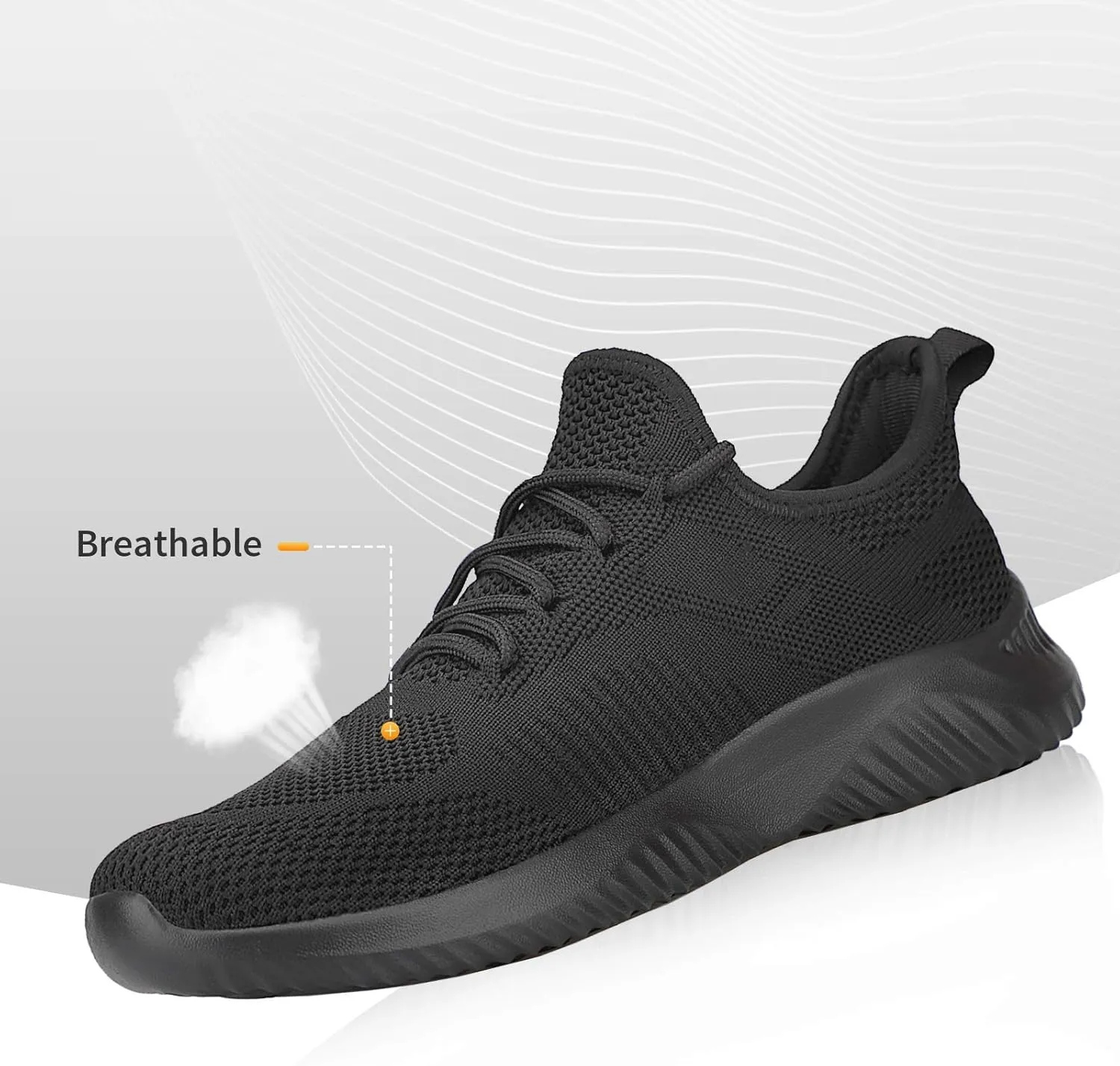 Slip On Sneakers for Women-Fashion Sneakers Walking Shoes Non Slip Lightweight Breathable Mesh Running Shoes Comfortable