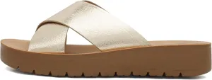 Soda LUCY ~ Women Open Toe Flatform Platform Crisscross Band Upper Fashion Slide Sandals